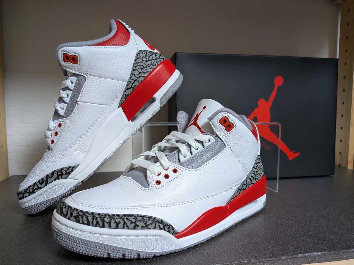 【仅试穿/全新未使用】耐克 AIR JORDAN 3 复刻版 OG “Fire Red” 火焰红