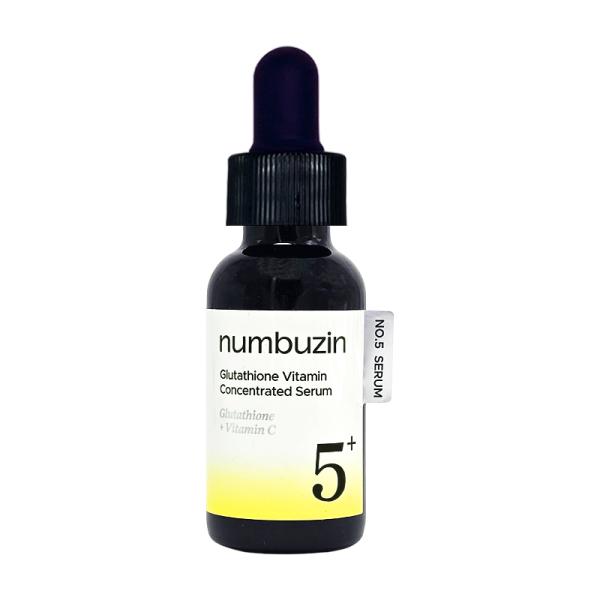 numbuzin No.5 白玉谷胱甘肽C精华液 30mL 维生素安瓶 精华 护肤 单品 韩国化妆品 正品