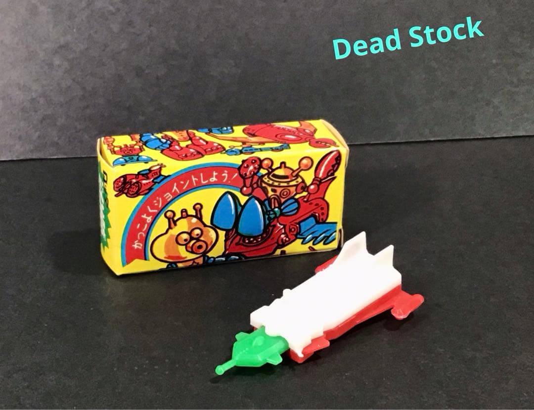 Retro Lotte Joint Robo Spaceship UFO Mini Car Bonus Food Toy Gag Toy