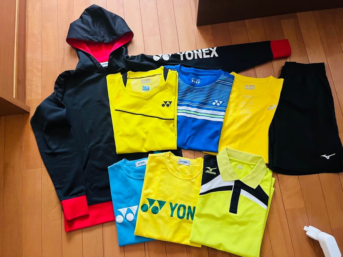YONEX MIZUNO运动服集中销售8点套装羽毛球