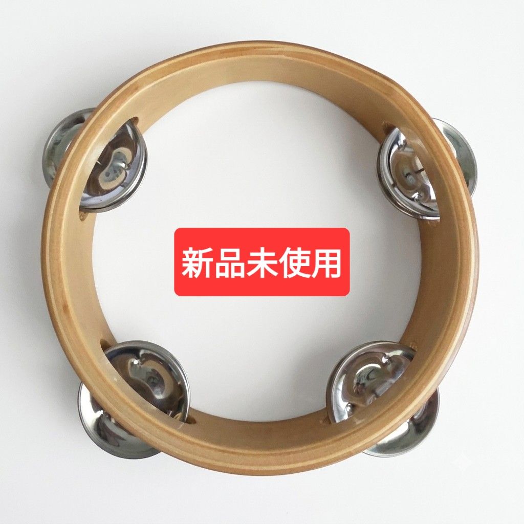 新品未使用手鼓木制直径约15cm
