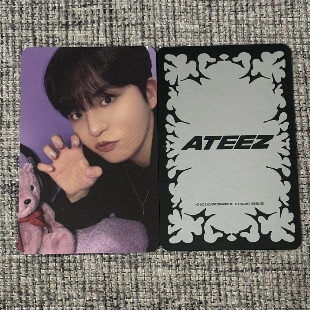 ATEEZ 粉丝见面会 凝胶美甲 指甲 交易卡 张镐哲