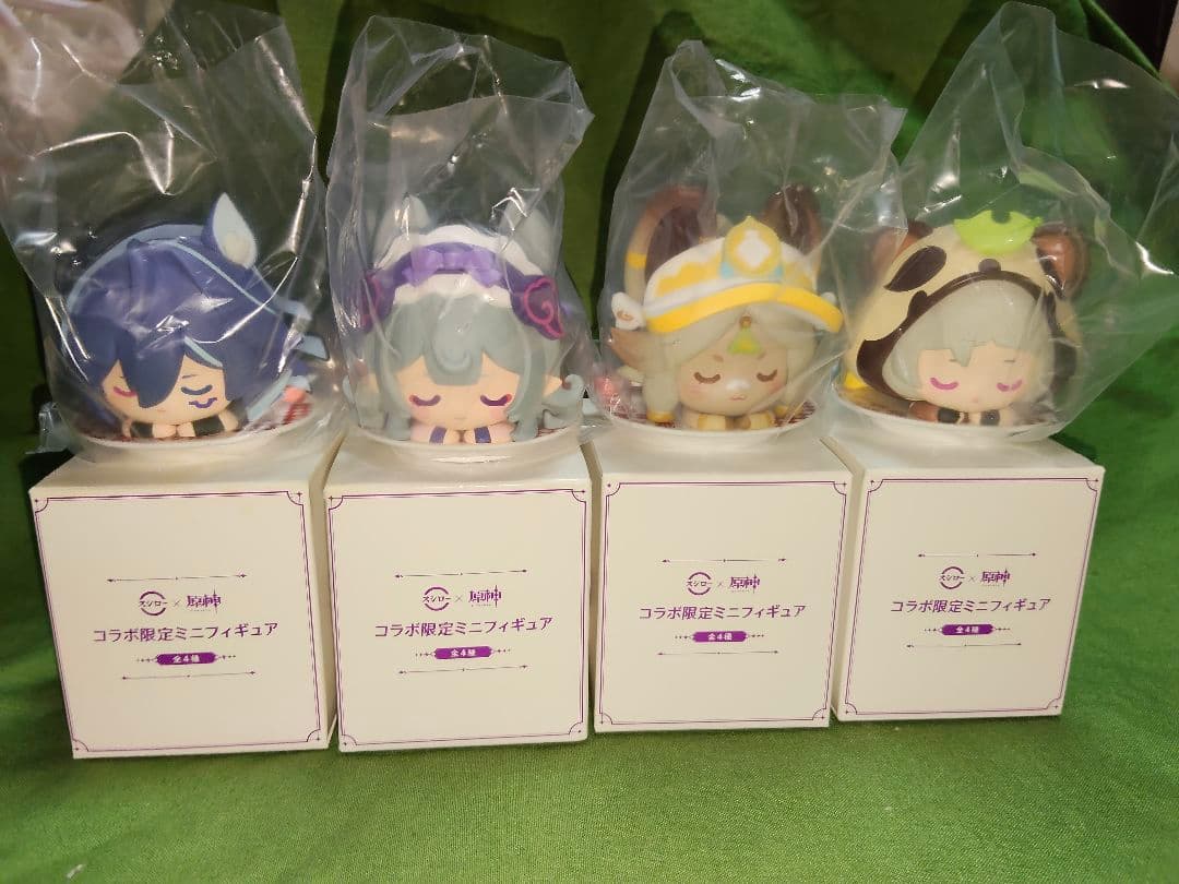 All 4 Types Genshin Impact Sushiro Collaboration Figure