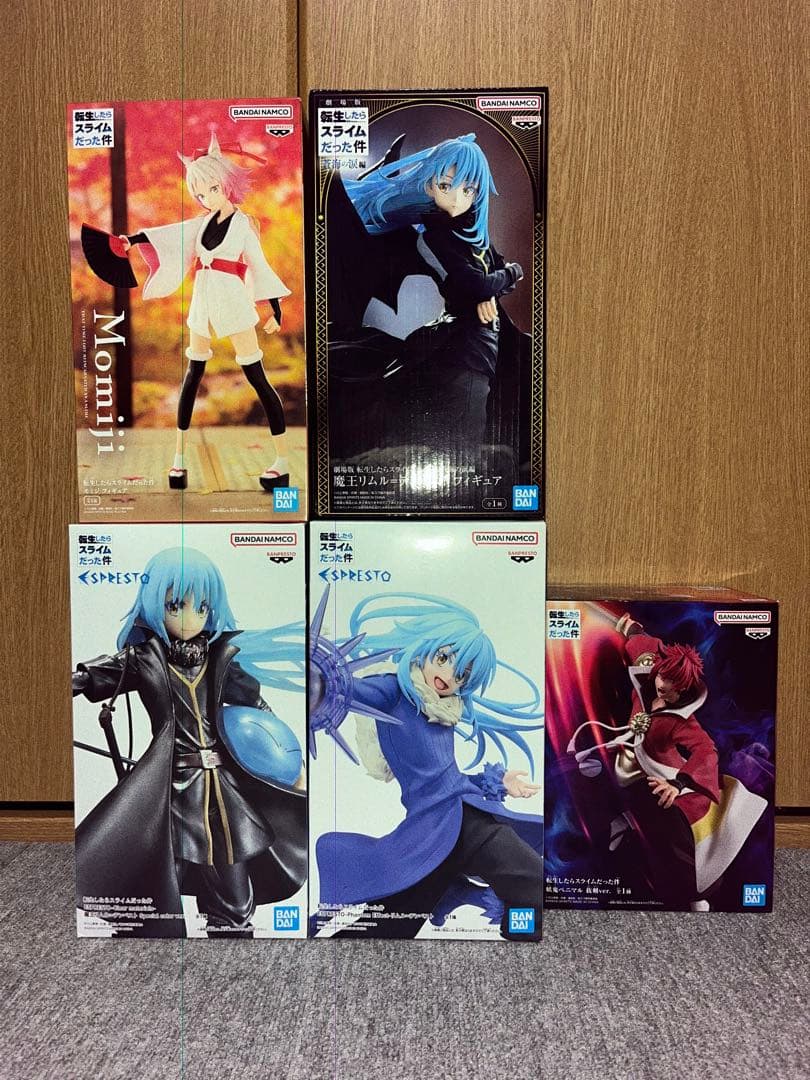 That Time I Got Reincarnated as a Slime Figure 5 Pieces Rimuru Benimaru Momiji