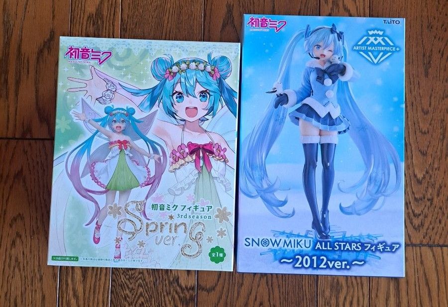 初音未来 手办 2件套 Spring ver. & SNOW MIKU 2012ver.