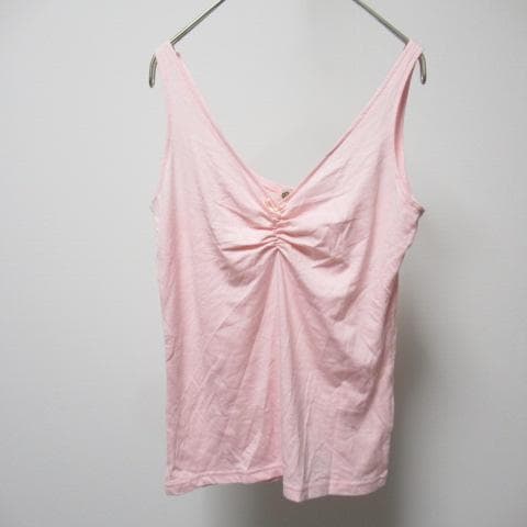 新品 LIZ LISA 丽兹丽莎 荷叶边背心 上衣 粉色 0