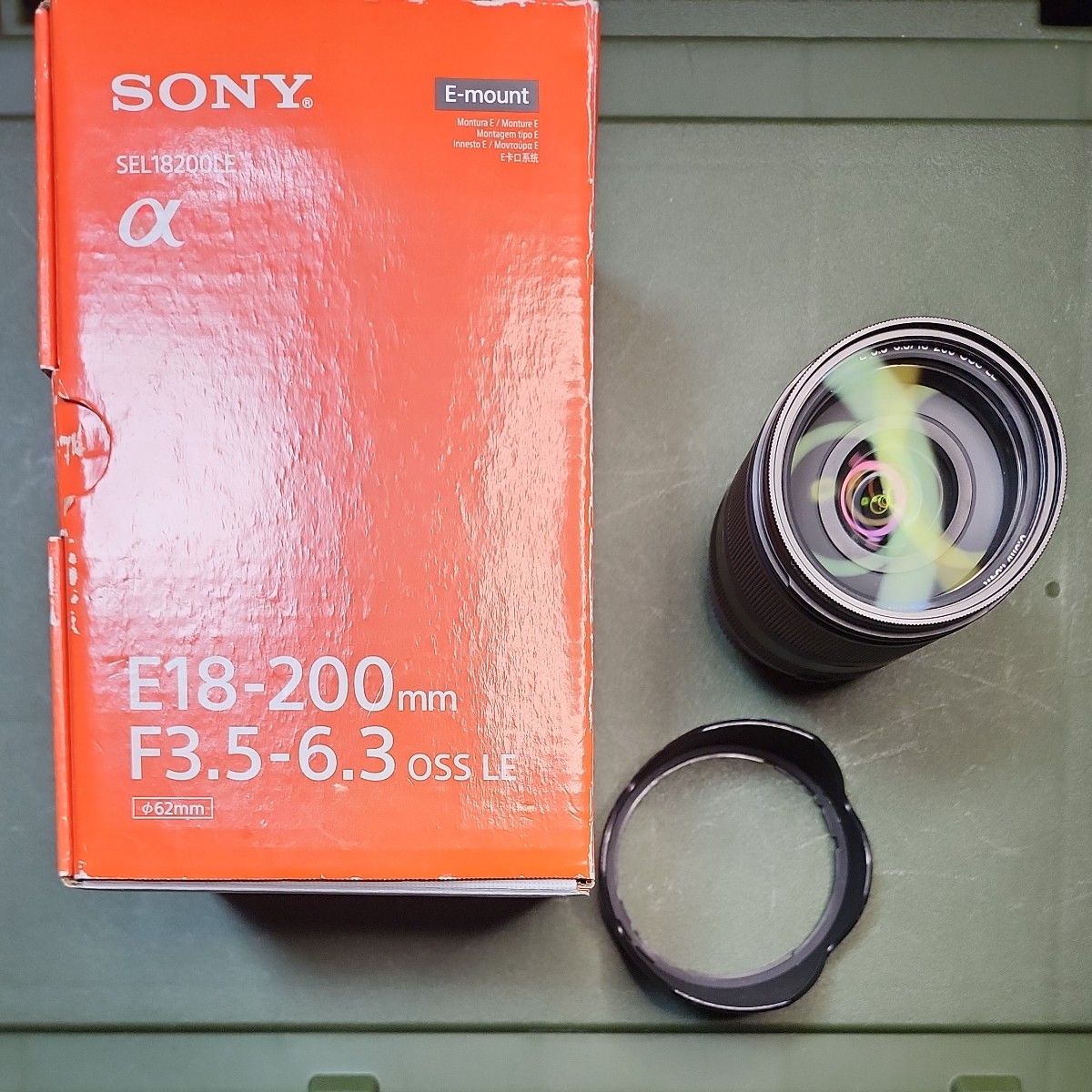 【已确认功能正常】SONY 索尼变焦镜头 E18-200mm F3.5-6.3 OSS LE SEL18200LE E卡口