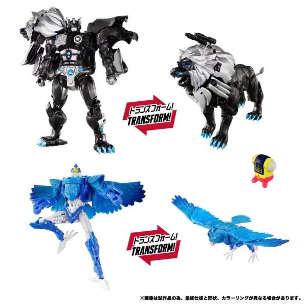 Takara tomy T-SPARK变形金刚NL-09黑暗琥珀leoprime & 蓝色螺栓花样滑冰退货种类B