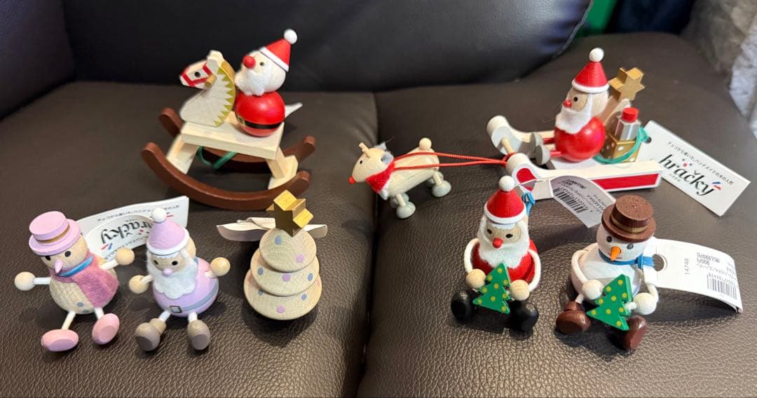 Less Nee Haratchiki Christmas Miniature Santa Snowman Tree Reindeer