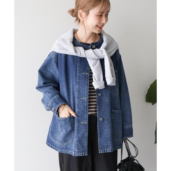牛仔夹克 Gジャン「网络限定」牛仔工作服 女款