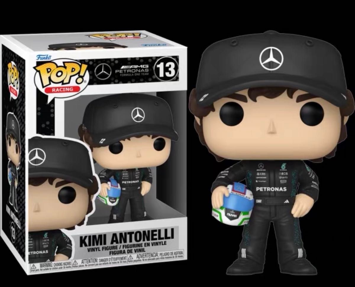 New Release Funko POP! RACING Mercedes-AMG Petronas Kimi Antonelli 13
