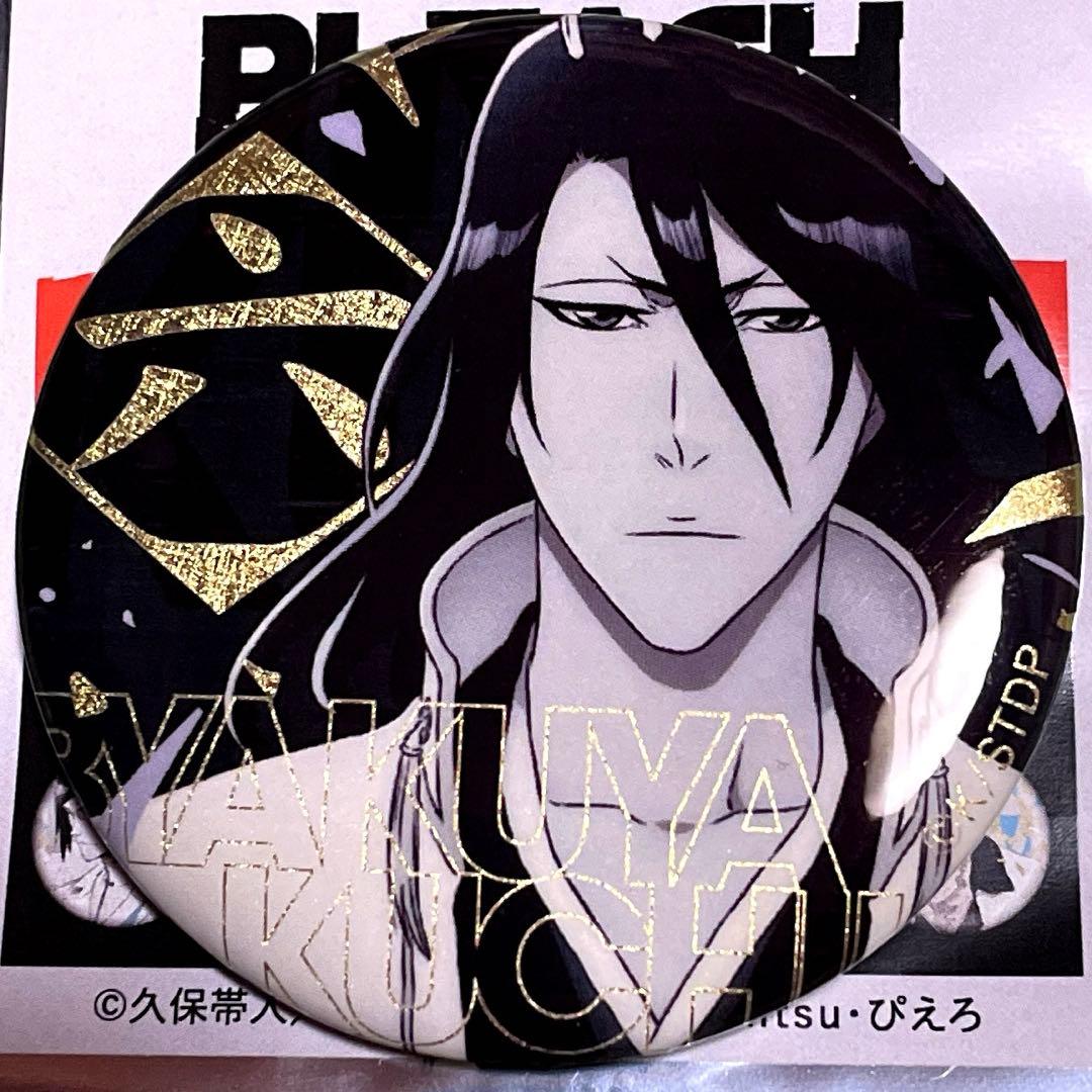 BLEACH Thousand-Year Blood War Gold Screen Pattern Enamel Pin Badge Kuchiki Byakuya ★