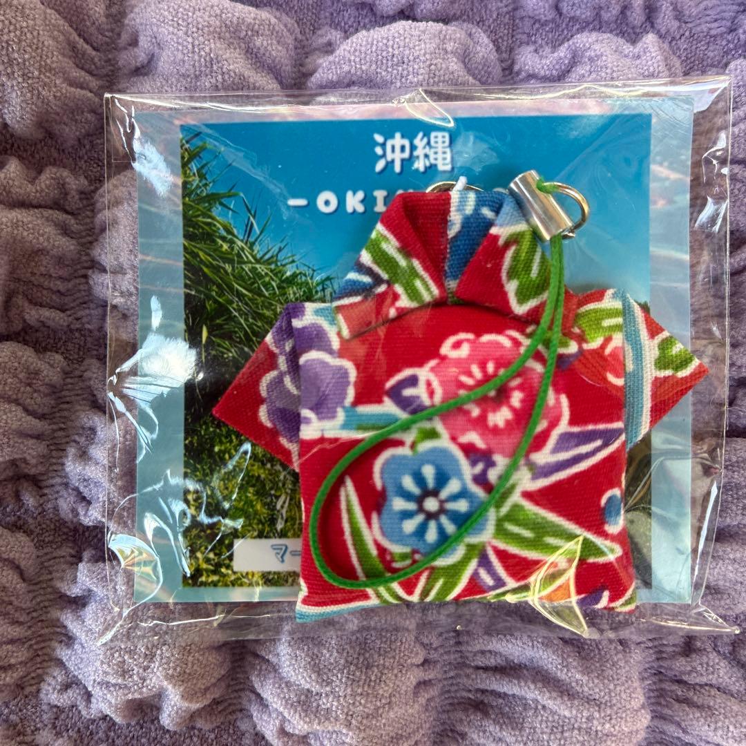 冲绳 玛尔斯护身符 红型衬衫（红色）
