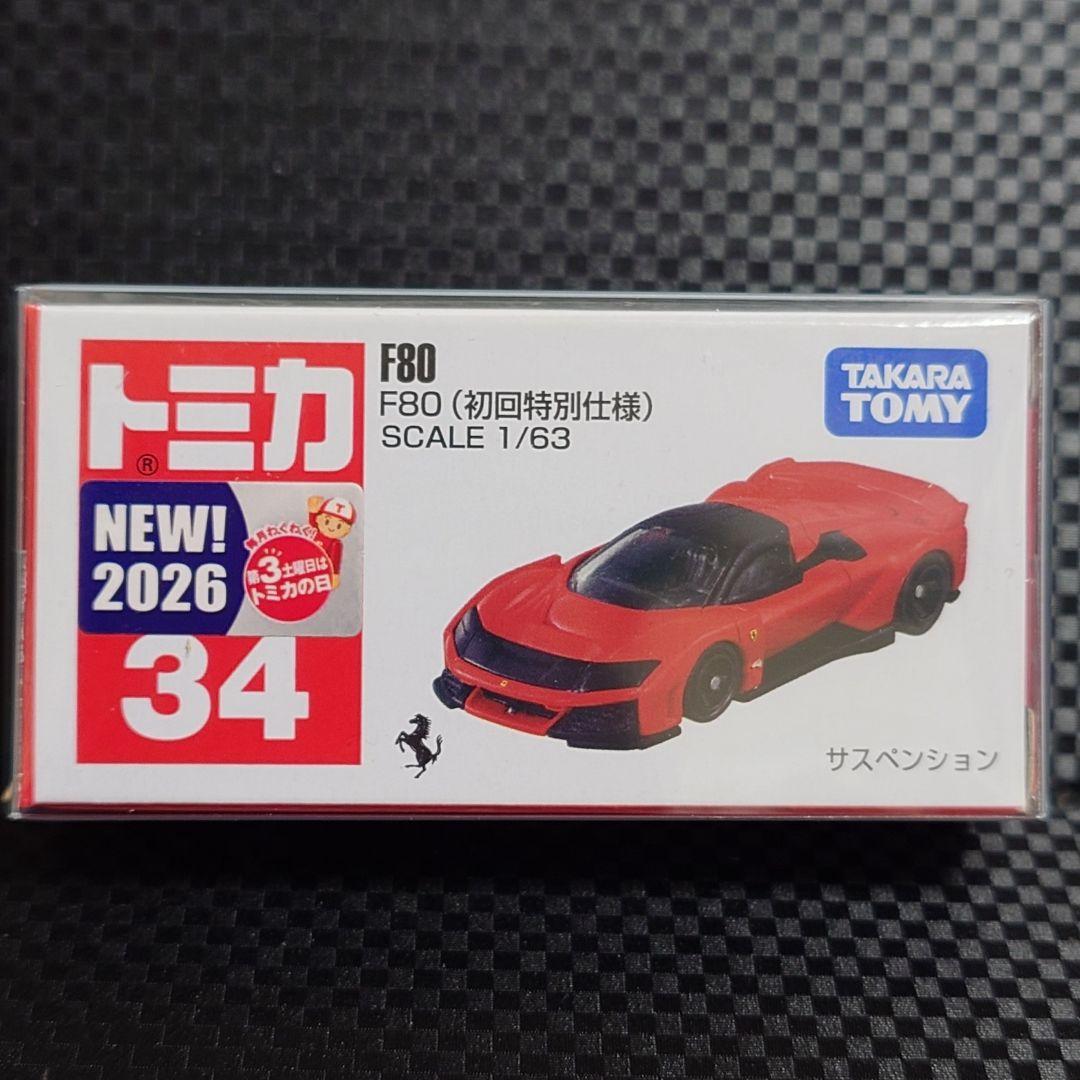 Tomika法拉利F80 No.34初次特别规格新品未使用未开封