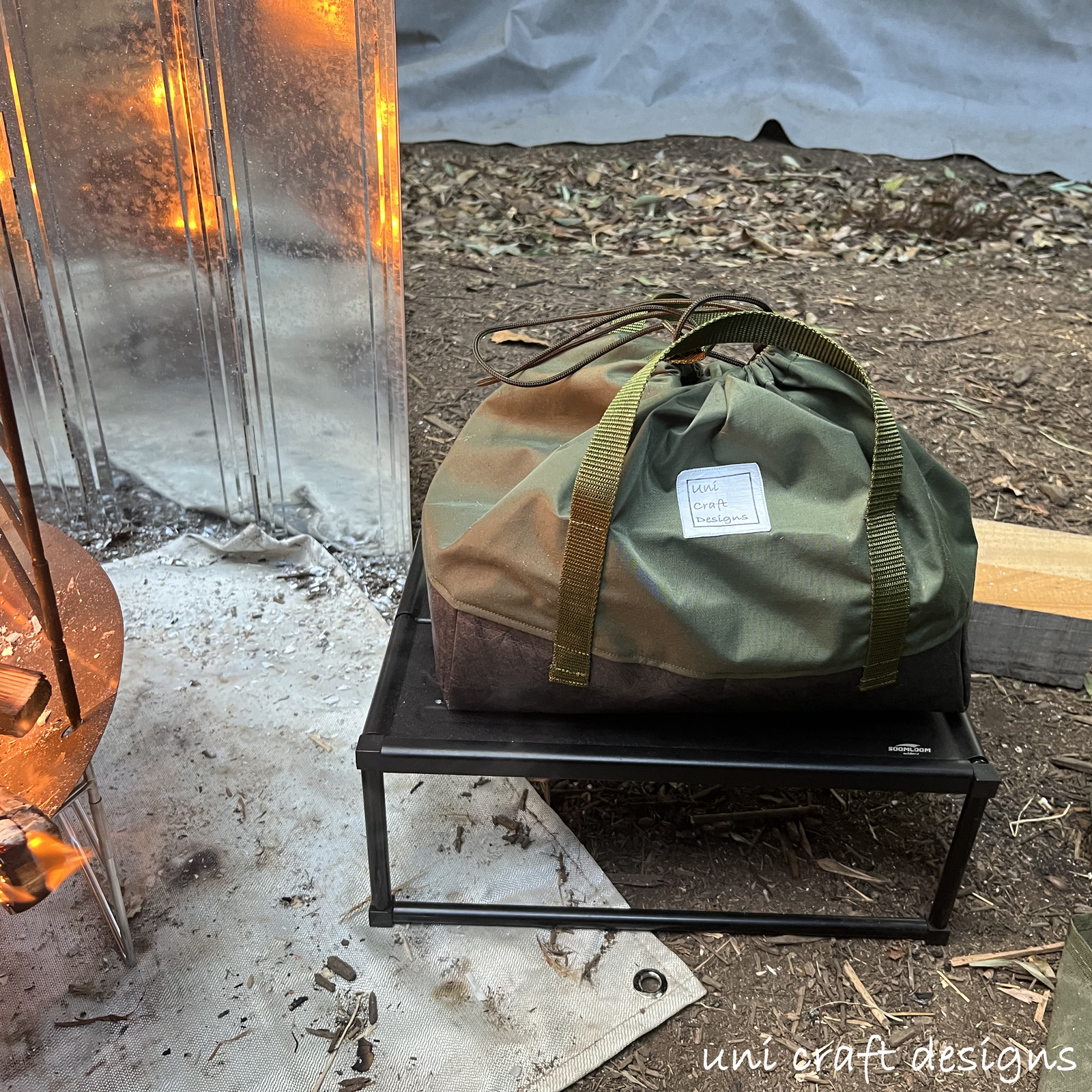 抽绳包 L 军绿色 防水处理 TC 面料