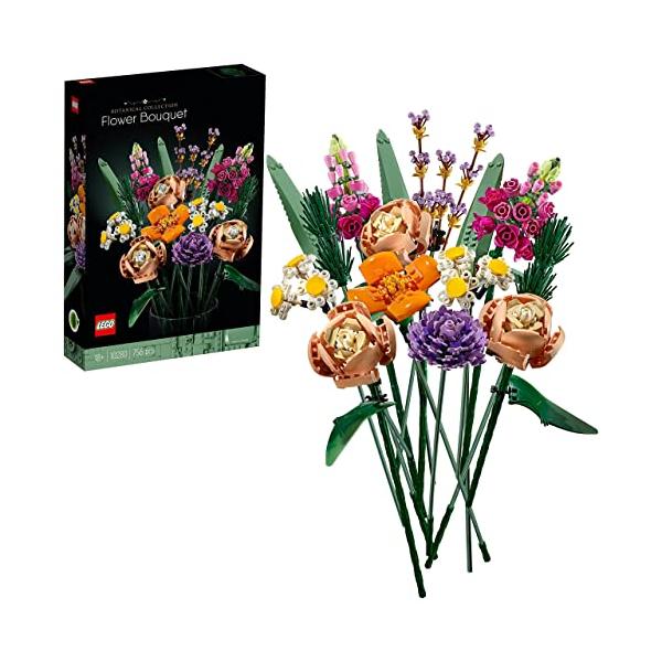 乐高 (LEGO) 花束10280室内装饰造花花束时尚玩具块生日礼物花花男