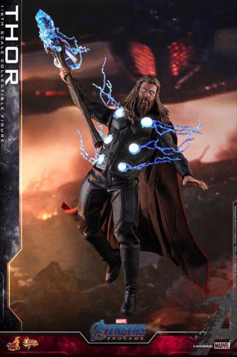 ホットトイズ 1/6 フィギュア アベンジャーズ　エンドゲーム MARVEL マイティー・ソー　hot  toys アクション
