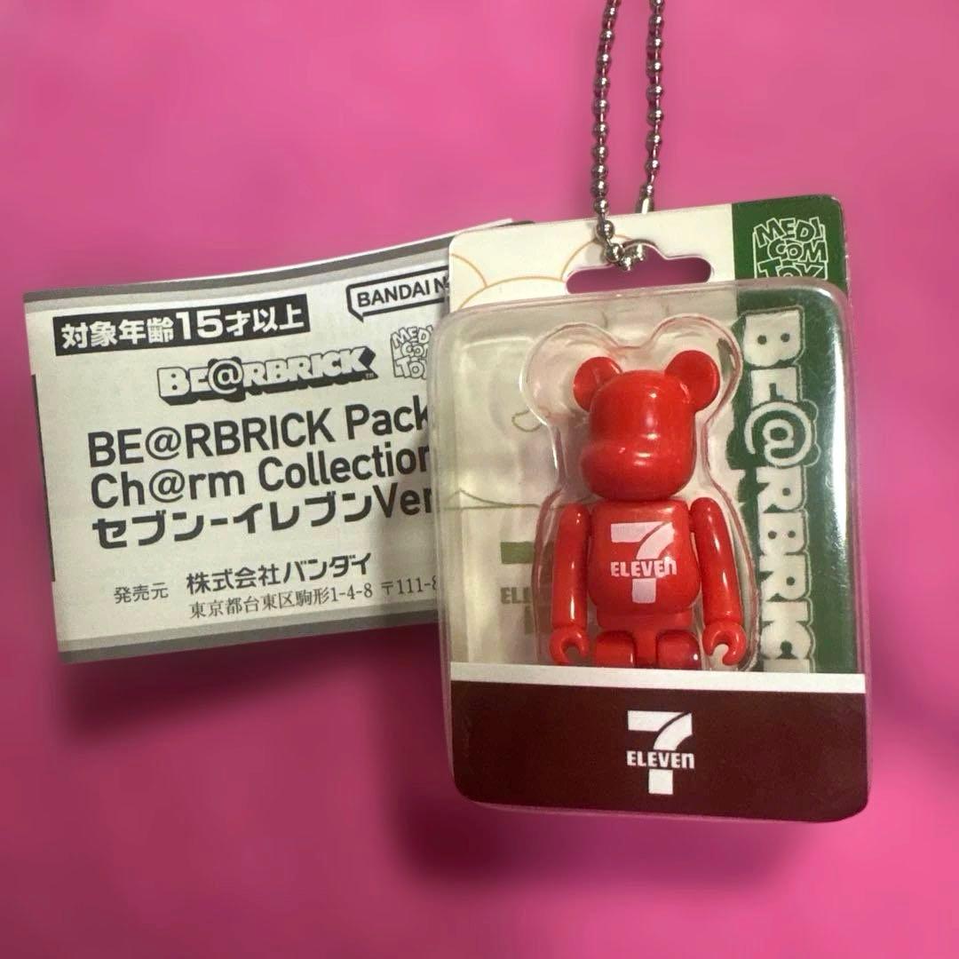 7-Eleven BE@RBRICK 红色包装挂件收藏
