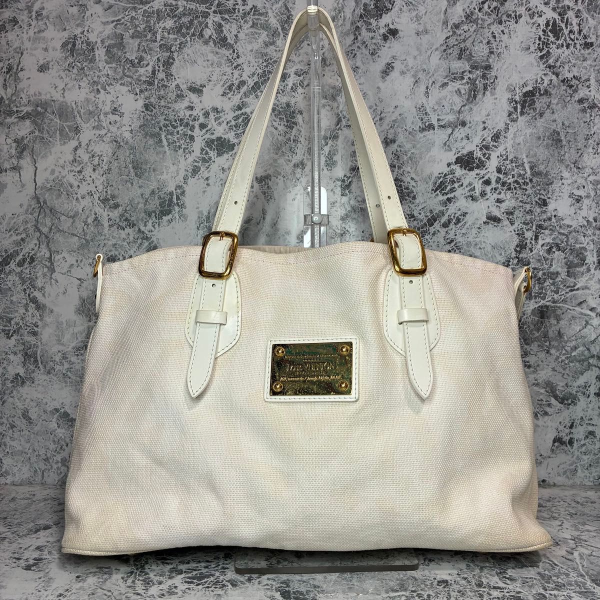 LOUIS VUITTON Louis Vuitton Tote Bag Handbag Canvas