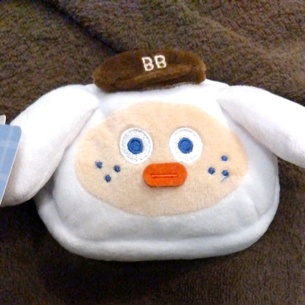 Branch Brother x Sanrio Characters Face Pouch: Toast x Cinnamoroll Collaboration – Cute Merchandise from Marks, Small Storage Item