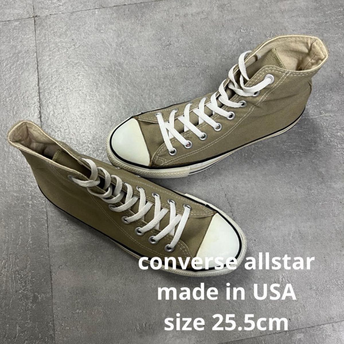 USAアメリカ製コンバースオールスター25.5cmヴィンテージスニーカーconverse古着オールドチャックテイラー