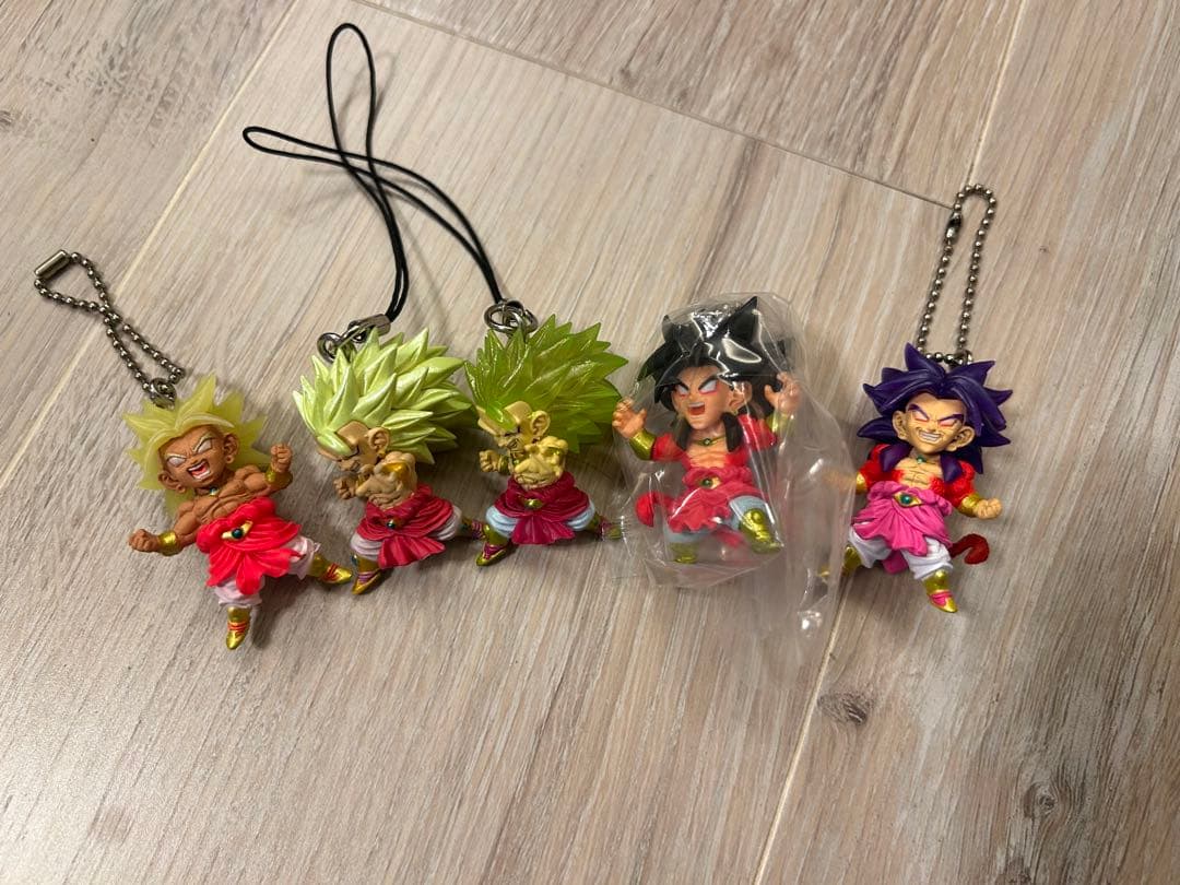 Dragon Ball Broly UDM Keychain 5-Piece Set