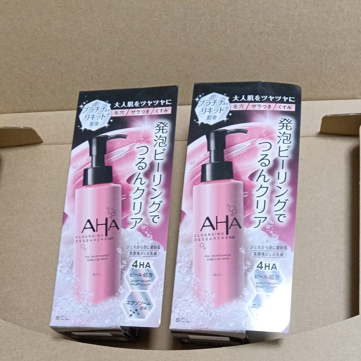 BCL Cleansing Research EXO Peel Maintenance Bubble Gel Wash 2件套