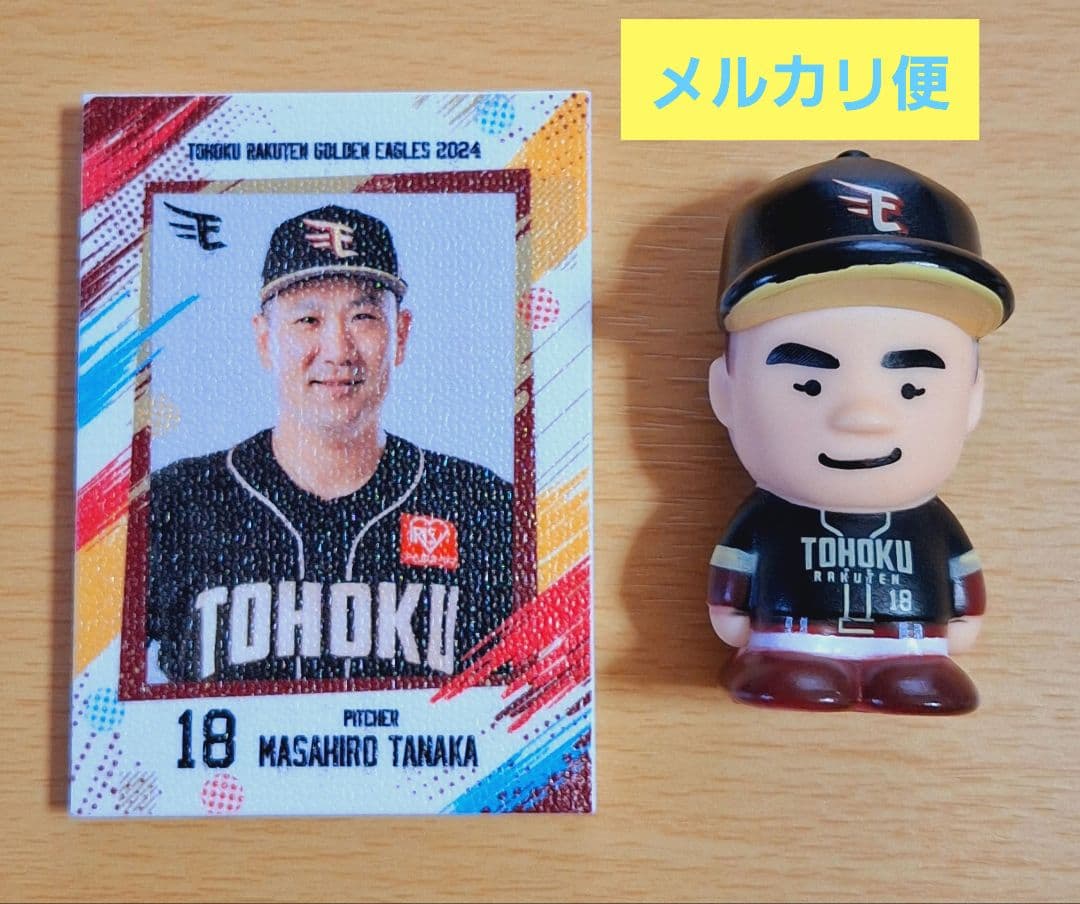 Rakuten Eagles Ministamen Panel Finger Puppet Masahiro Tanaka 2024 Non-For-Sale