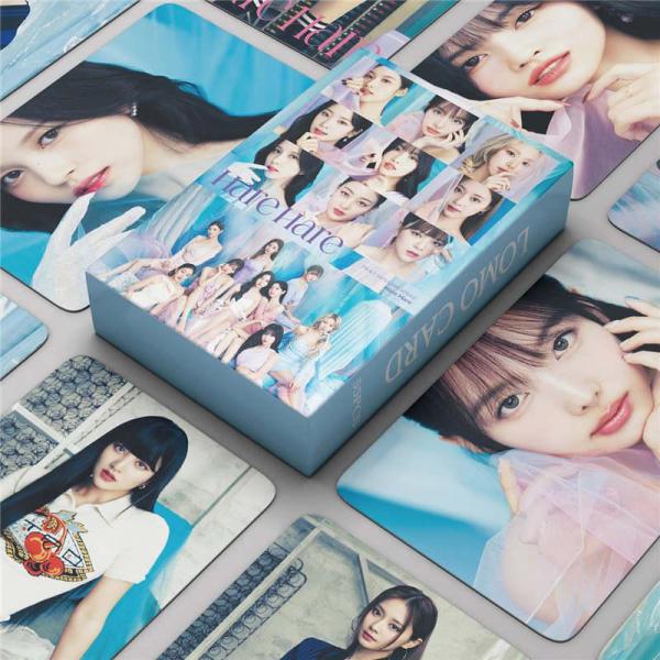 TWICEグッズ フォト カード 55枚 セット トレカ トゥワイス 写真 全員 HARE HARE フォトカード K-POP 韓国 アイドル 応援 小物 LOMOカード SANA MOMO