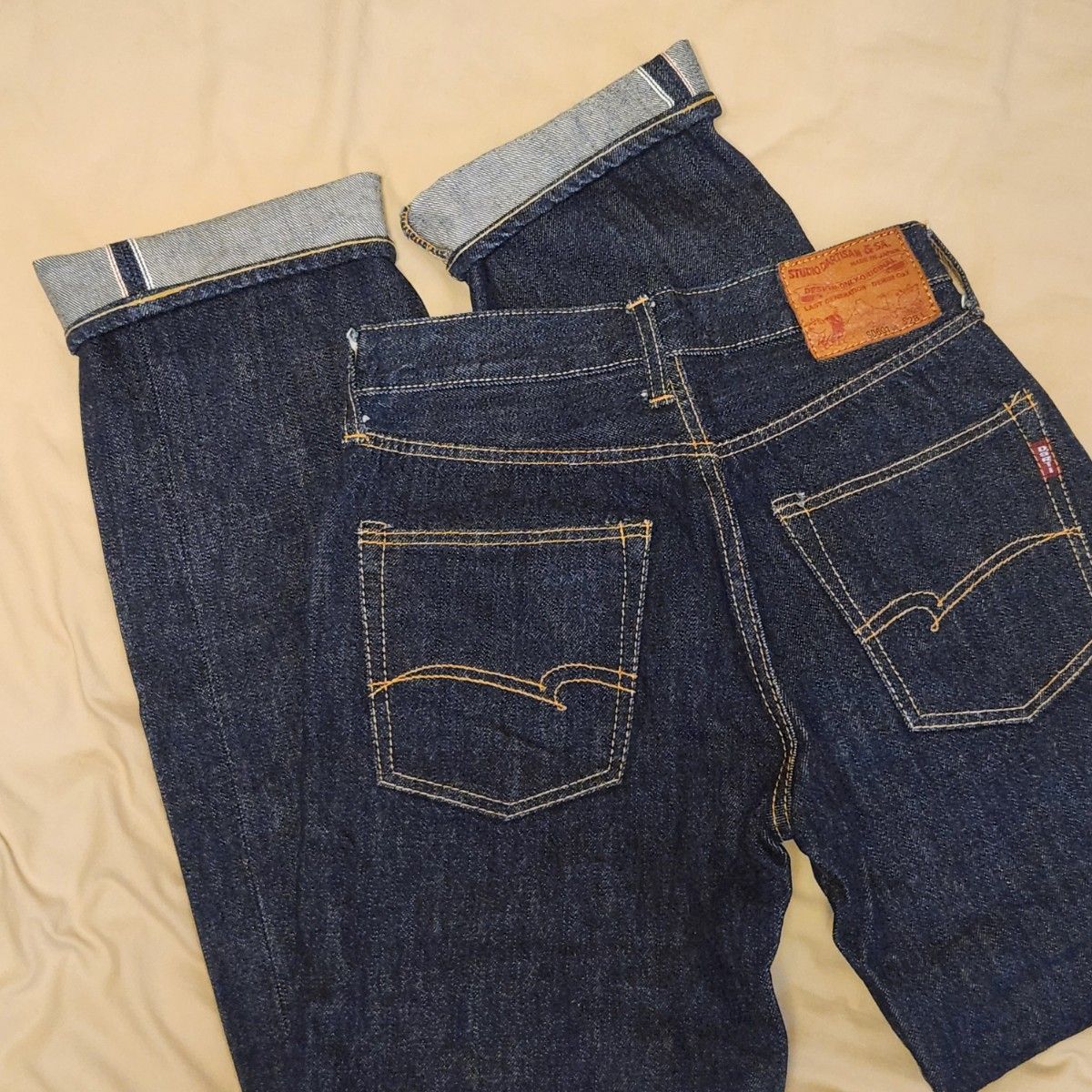 超稀有 STUDIO D'ARTISAN SD601-99 牛仔布 Small a 日本制 深蓝色 STUDIO D'ARTISAN 60年代复刻