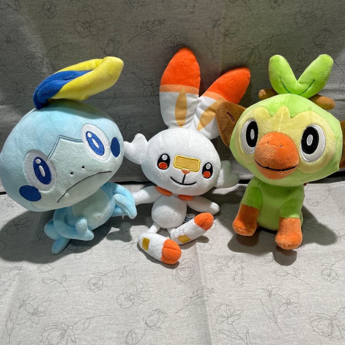宝可梦 毛绒玩具 泪眼蜥 炎兔儿 敲音猴 3件套 Takara Tomy