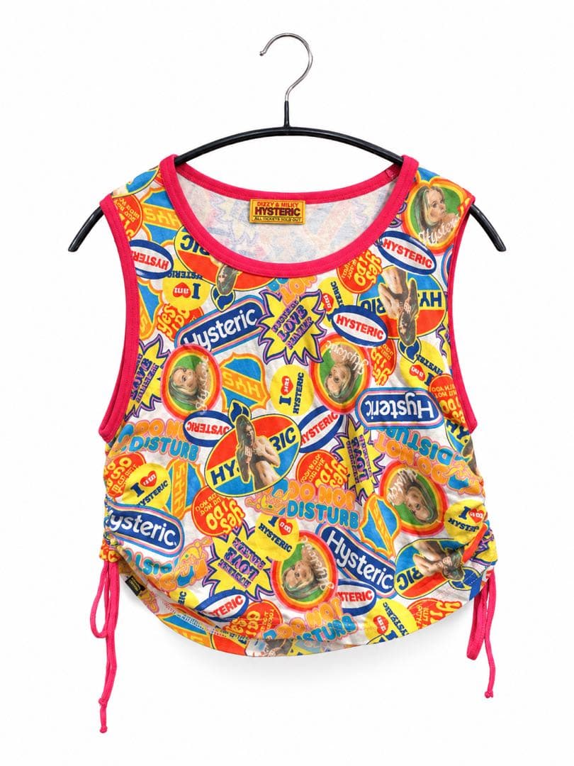 HYSTERIC GLAMOUR 全幅图案 粉色背心