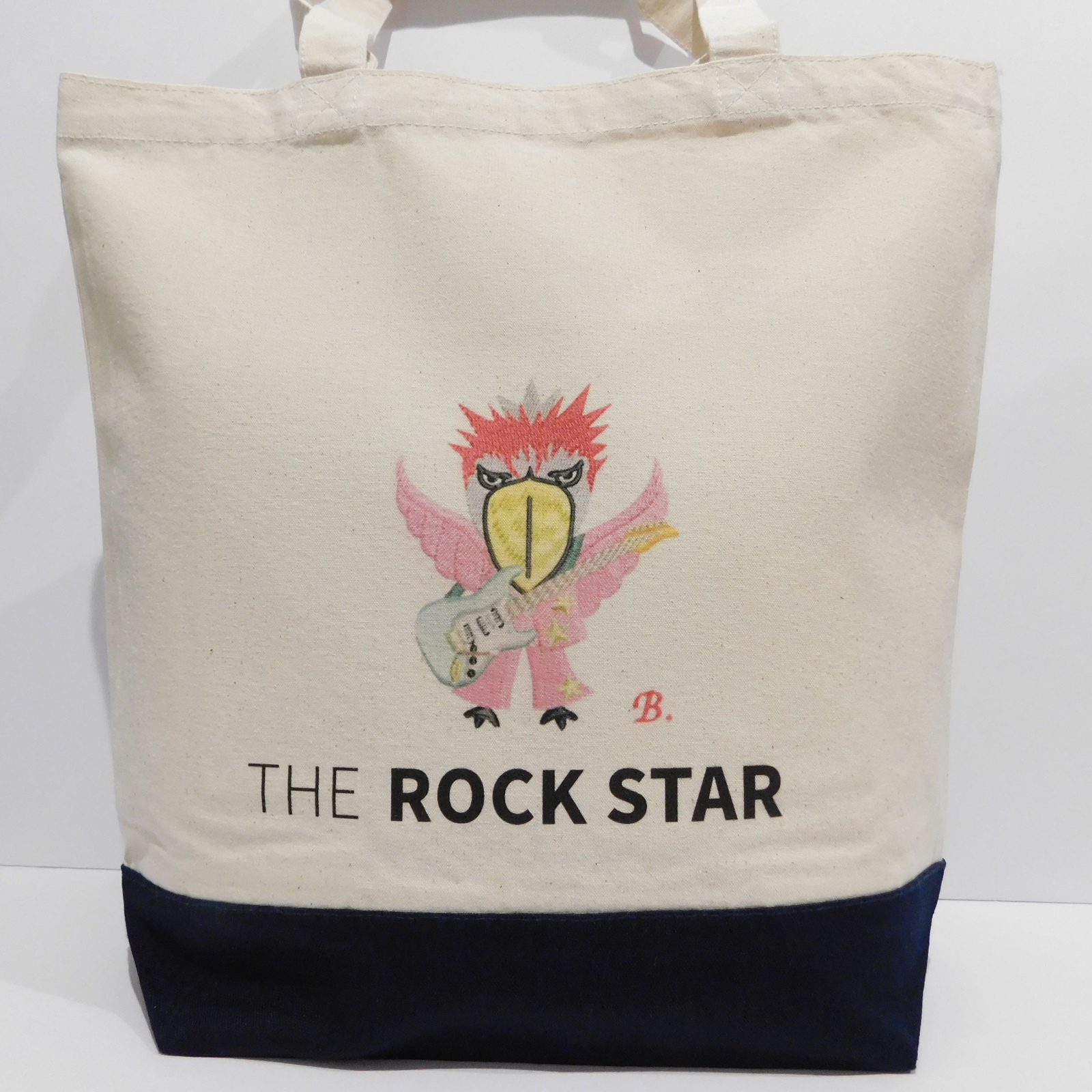 THE ROCKSTAR 鹈鹕刺绣风印花托特包