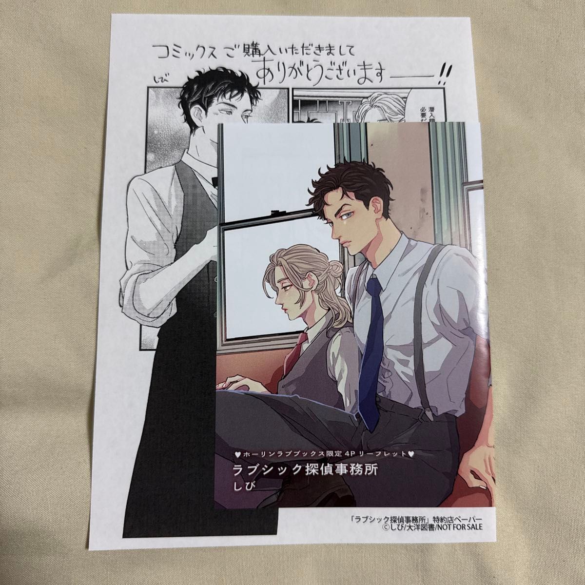 Love sic侦探事务所holin love book小册子 (折叠发送)