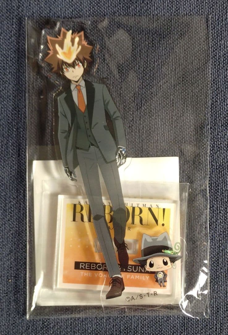 Kujibiki-do Reborn A Prize Acrylic Stand Figure Reborn & Tsunayoshi Sawada