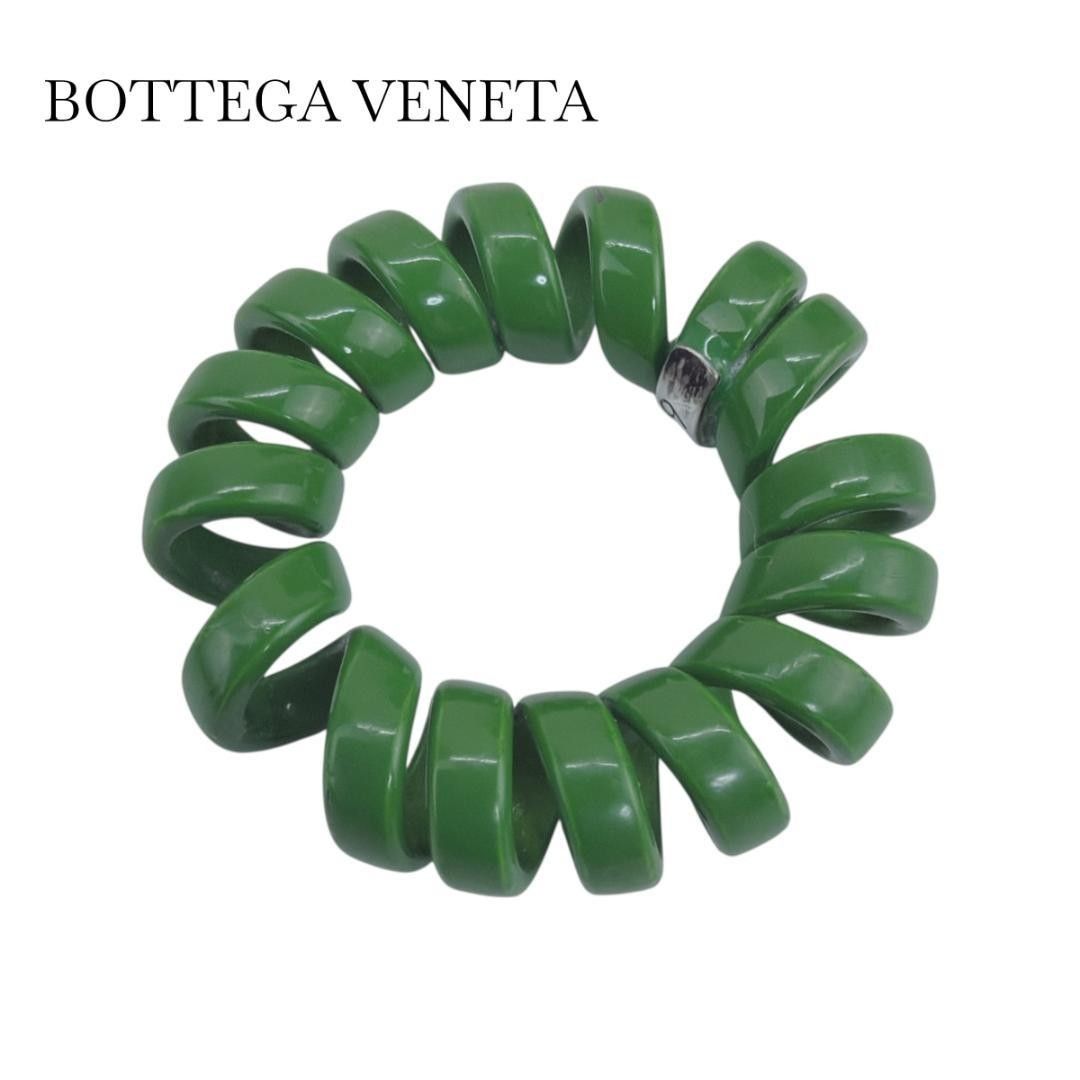 BOTTEGA VENETA ボッテガヴェネタ リング 指輪 コイル 649314 パラキート グリーン AG925 エナメル