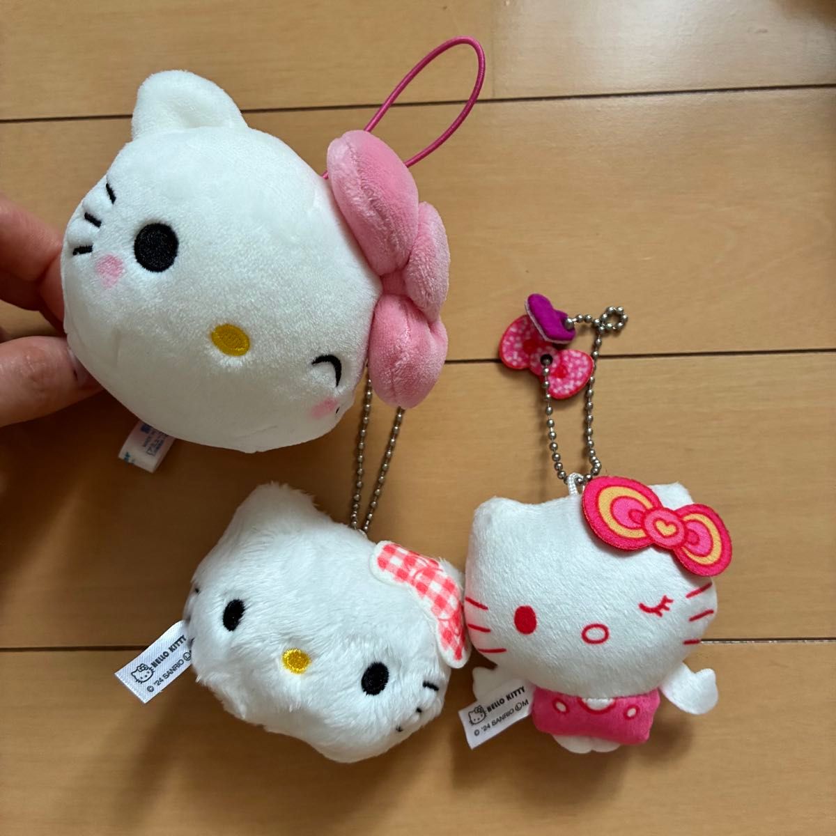 Hello Kitty Mascot 3-Piece Set Sanrio Made in 2024