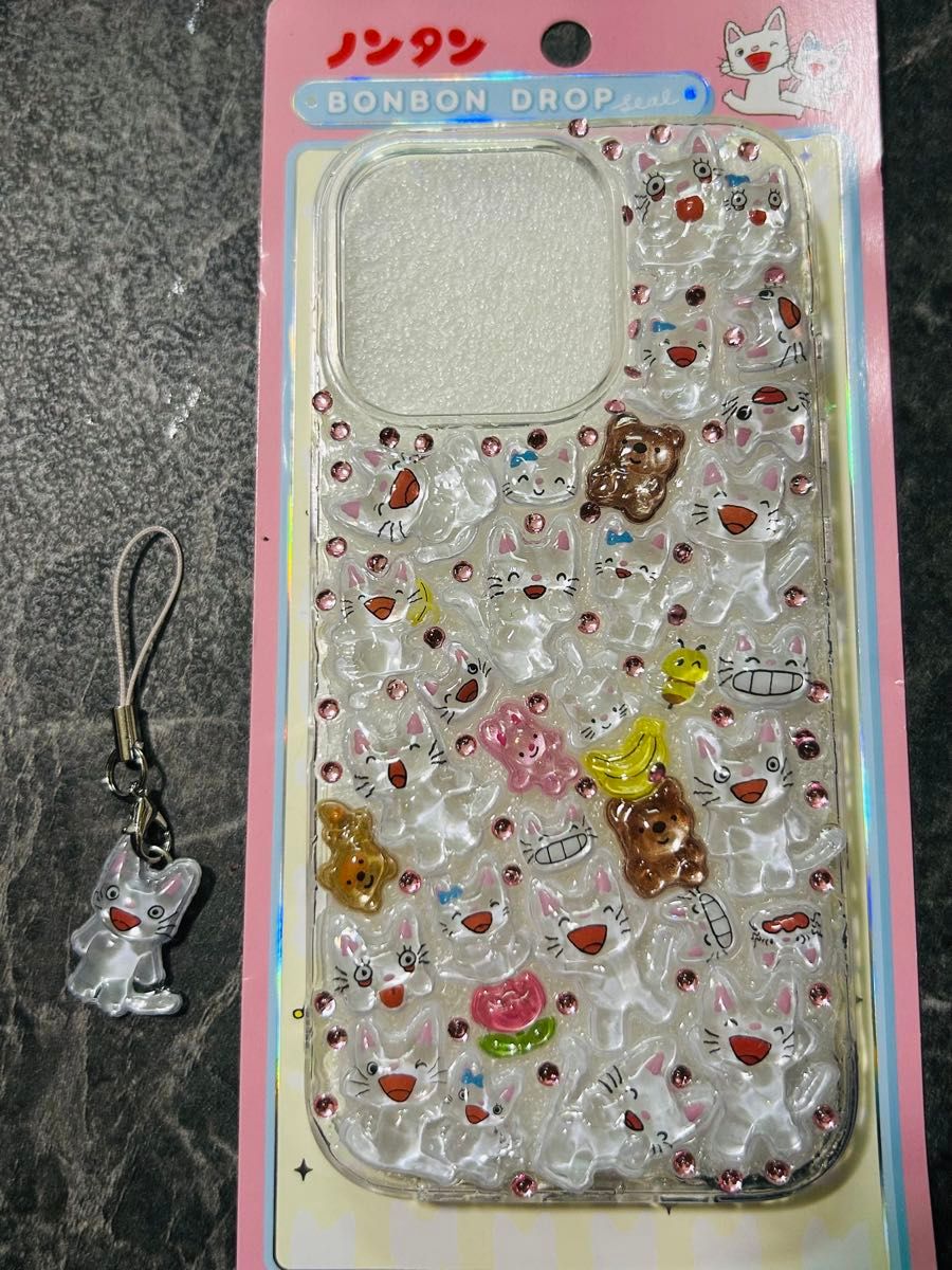 iPhone 16 Pro Original Case, Bonbon Drop Seal, Nontan with Free Gift