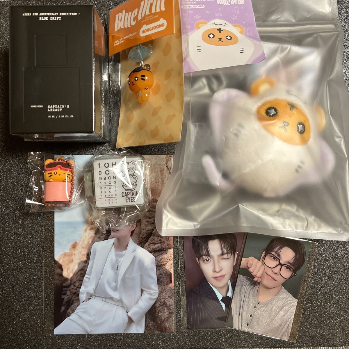 ATEEZ EXHIBITION BLUE DRIFT 限定周边 HONGJOONG（弘中）套装
