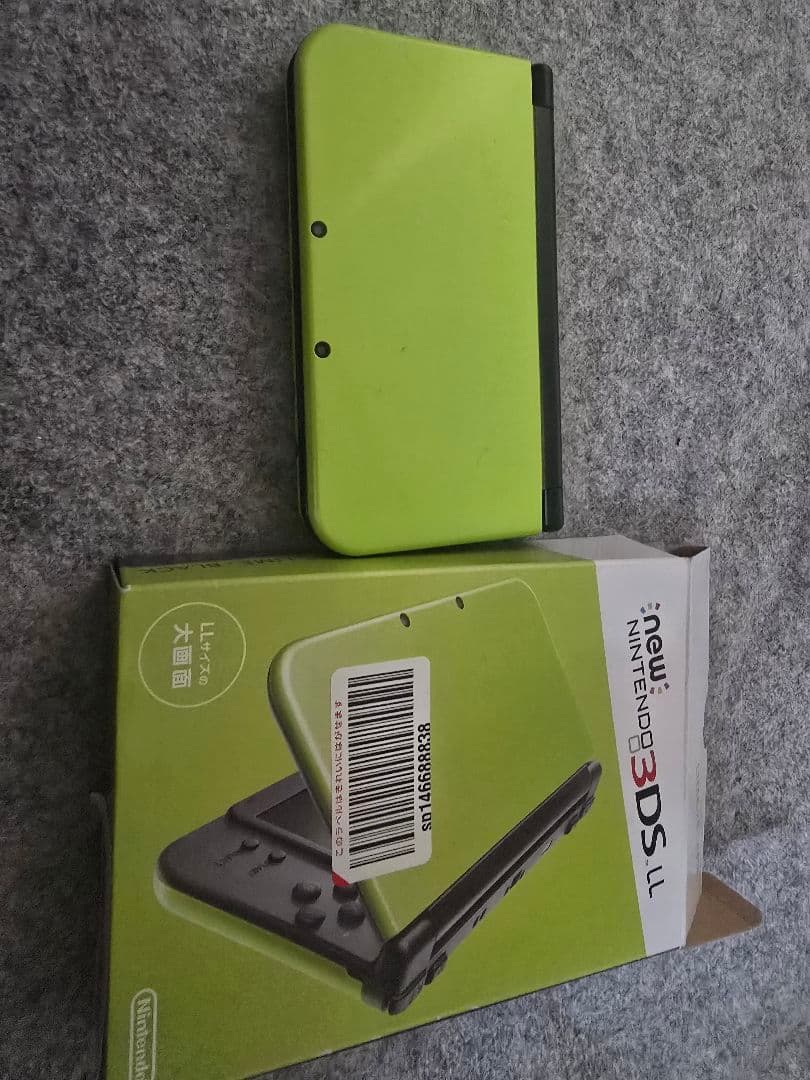 新任天堂3DS LL 青柠色×黑色 主机