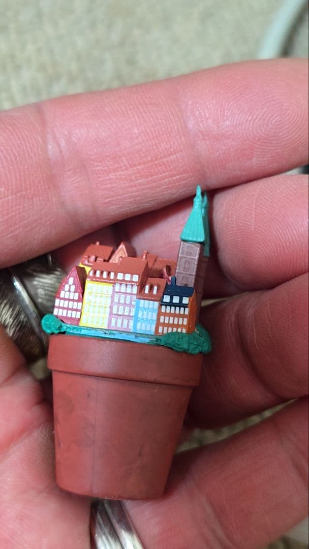 Planter Figurine Mini Figure