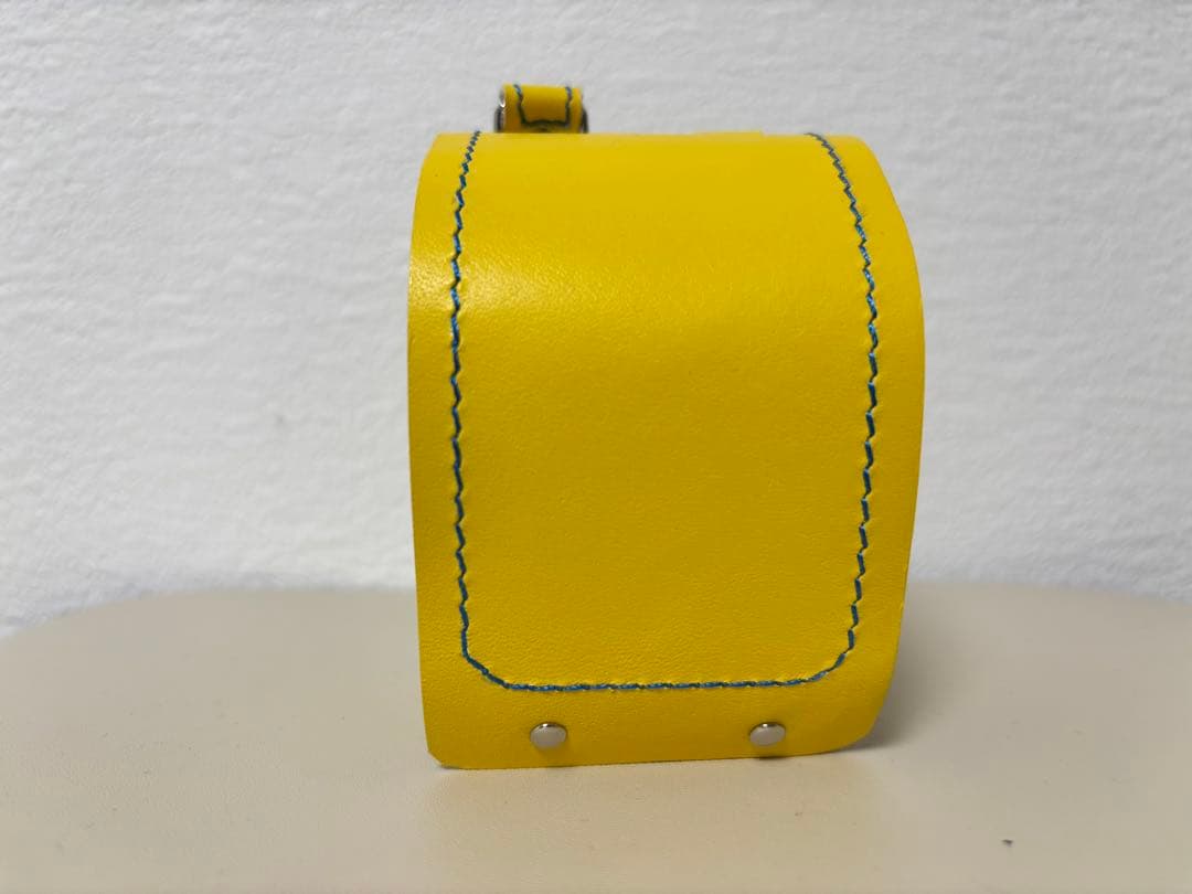 Handmade Miniature School Backpack, Yellow