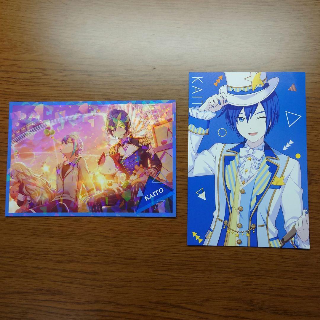 Proseca KAITO个人资料卡动画特典明信片2张套装
