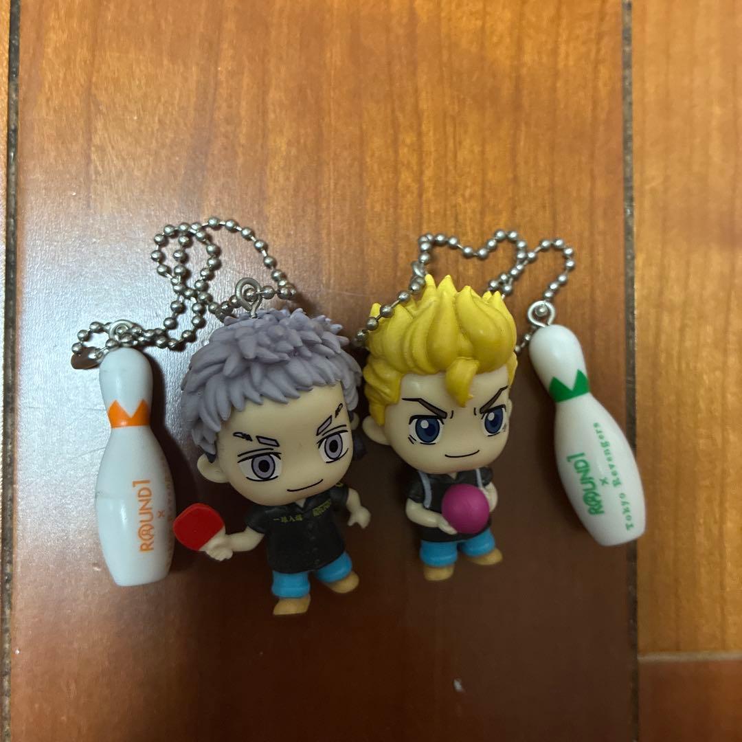 Tokyo Revengers ROUND1 Collaboration Keychain 2-Piece Set