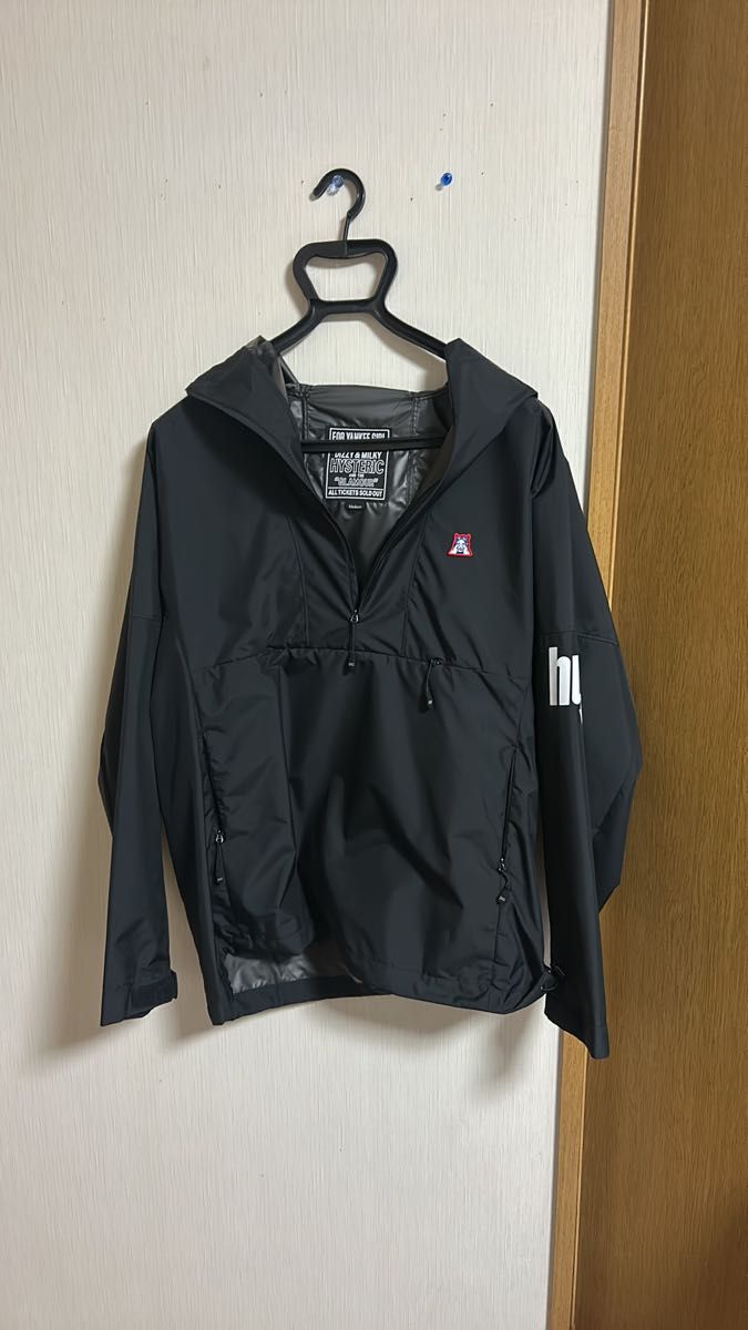 HYSTERIC GLAMOUR × WIND AND SEA anorack parker黑色