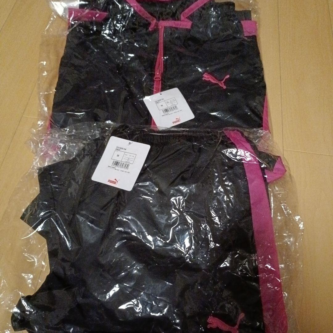 PUMA 黑色粉色运动套装 M码