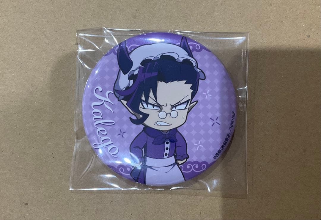 Iruma-kun Marion Crepe Can Badge Cal-Ego