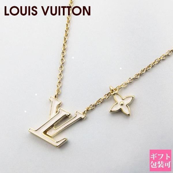 路易威登 LOUIS VUITTON 项链 LV Iconic 珐琅 白色 青铜色 M01092 Monogram 花卉 金色 女士配饰 品牌