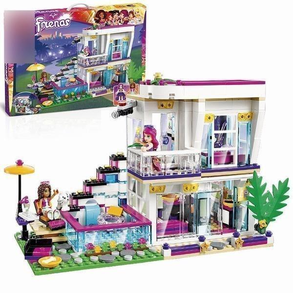乐高 (LEGO) 朋友朋友的昨天快乐大酒店时尚商店玩具玩具块家时间游戏