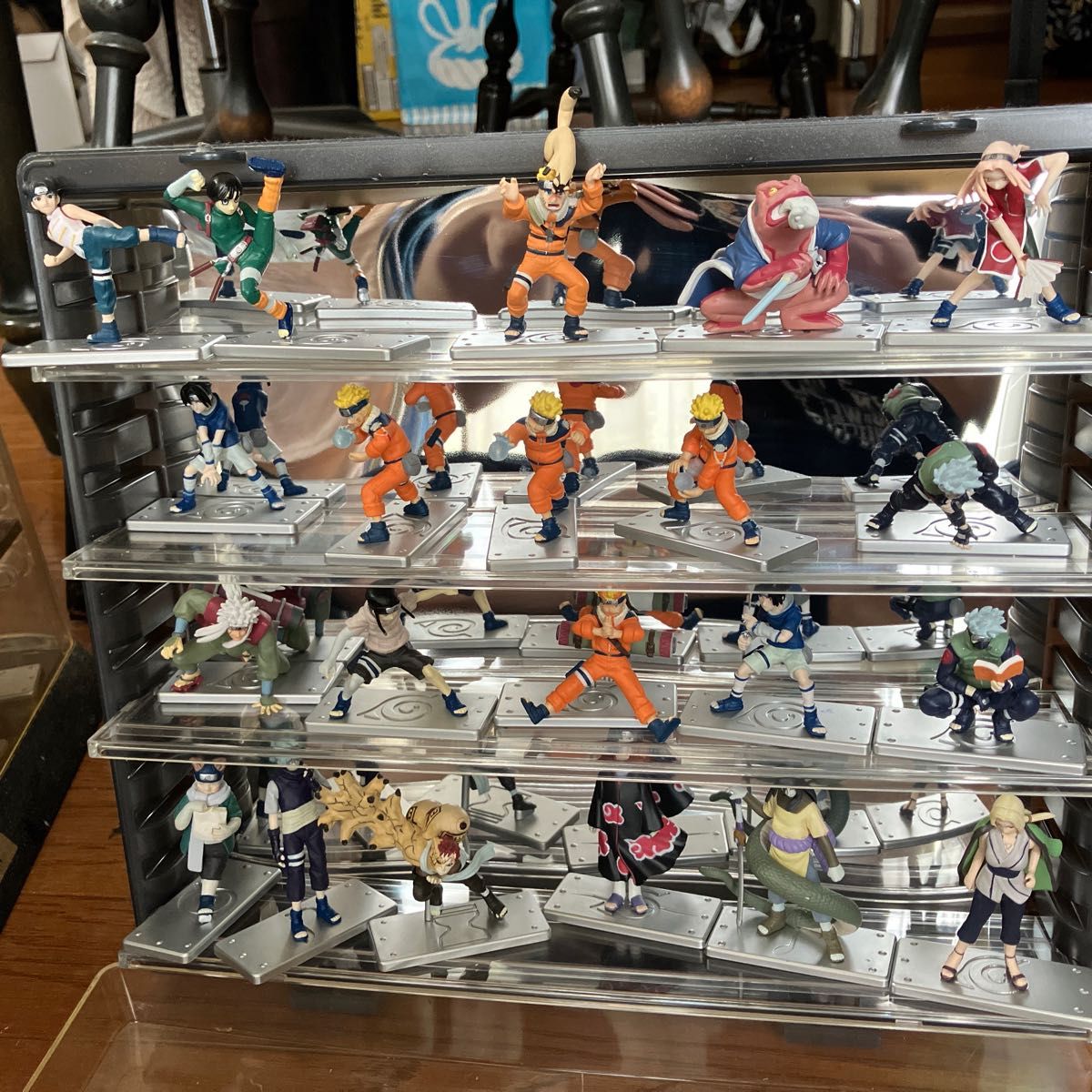 NARUTO 手办 卡片支架 大量套装 火影忍者